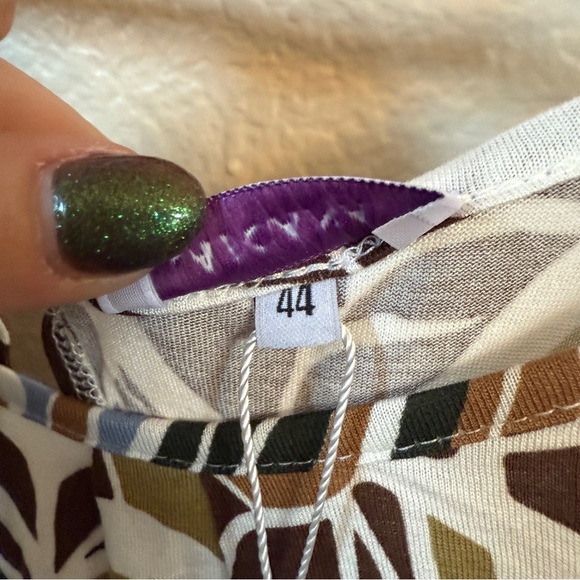 Lascana Maxi Dress US 12 Abstract Print Sleeveless Boho Resort Summer NWT - Picture 4 of 8